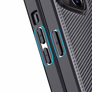 Dux Ducis Fino kotelo kansi nylon päällystetty iPhone 14 Plus musta