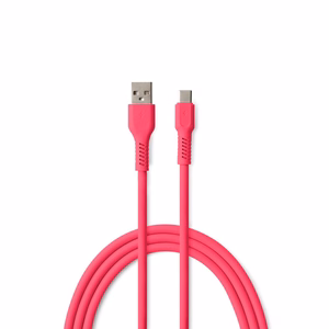 COLORUM kaapeli USB-A - USB-C 1,8m 3A CK60-AC-02 xMagenta