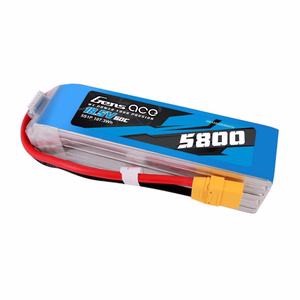 Gens Ace 5800 mAh 60C 18,5 V 5S1P Lipo-akku, jossa on XT90-liitin