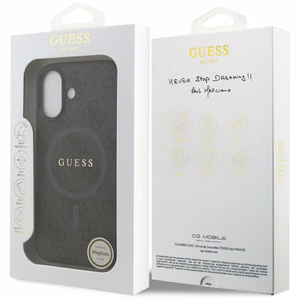 Guess MagSafe Suojakuori GUHMP17SG4GFRK iPhone 17:lle - Musta