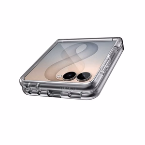 Speck Presidio Perfect-Clear Magnet – MagSafe-suojakuori Samsung Galaxy Z Flip 8:lle (läpinäkyvä)