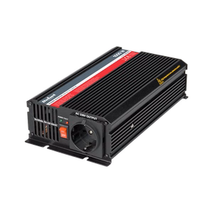 REBEL 24 V–230 V -invertteri, 1000 W, saksalainen F-tyypin pistorasia