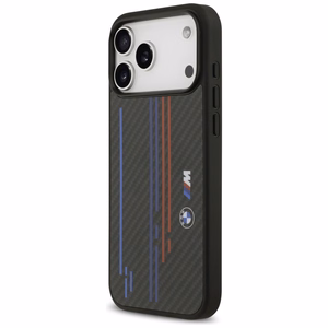 BMW M Kevlar Lines & Logo MagSafe Suojakuori iPhone 17 Pro Maxille - musta