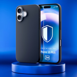 3mk Hardy Silicone MagCase Suojakuori iPhone 16 Plus:lle - harmaa