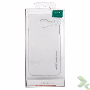 Mercury I-Jelly suojakuori Samsung Galaxy A3 (2016) -laitteelle, hopeanvärinen
