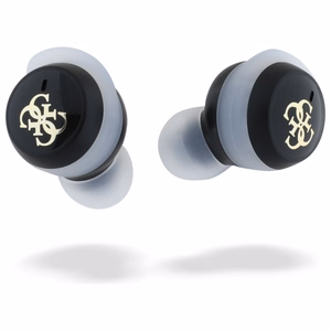 Guess Bluetooth-kuulokkeet GUTWSJ144ESK TWS + telakka-asema musta/musta Iridescent 4G Printed Logo