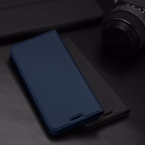 Dux Ducis Skin Pro Holsterin suojus läpällä Realme Narzo 50A musta