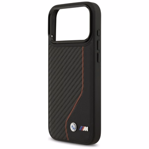BMW M Carbon Line & Logo MagSafe Suojakuori iPhone 17 Pro Maxille - punainen