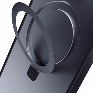3mk Smoke Case Mag&Stand iPhone 17:lle - Musta