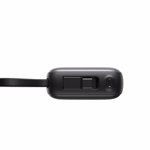 Joyroom JR-PBF27 10000mAh 22.5W tehopankki sisäänrakennetuilla USB-C- ja Lightning-kaapeleilla - musta