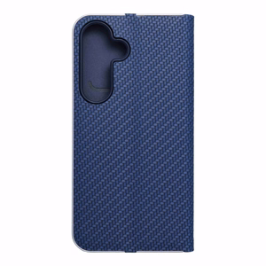 Läppäsuojakuori Samsung S25:lle Luna Book Carbon sininen