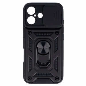 Slide Camera Armor Suojakuori iPhone 16:lle - musta