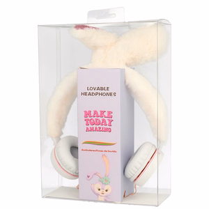 GJBY headphones - Plush RABBIT White
