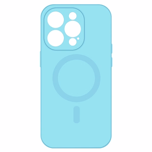 TEL PROTECT MagSilicone Suojakuori iPhone 14:lle vaaleansininen
