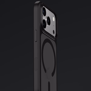 Benks Magnetic Mist Case -suojakuori metallikehyksellä (A070) Iphone 17 Pro Max:lle, sininen (kameran ohjauspainike)