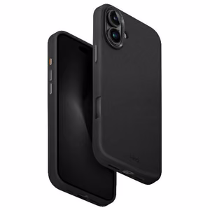 Uniq Lyden Magclick lataava Suojakuori iPhone 16 Plus:lle - Musta