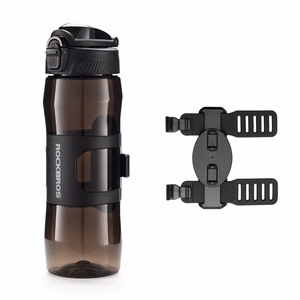 Rockbros S550H-1 700 ml termospullo magneettisella pidikkeellä ja kiinnityshihnalla - musta