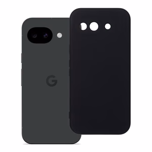Google Pixel 10a -silikonisuojakuori, musta