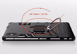 Ring Armor Suojakuori Samsung Galaxy A02 musta