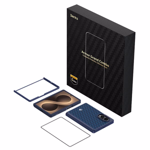 Benks Magnetic Armor Grid Pro Grand Combo -suojakuori Samsung Galaxy Z Fold 8:lle, sininen (C.K.FL.SA.BE.C060)