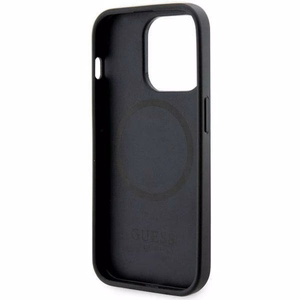Guess GUHMP14LHGCFSEK iPhone 14 Pro suojakuori MagSafe GCUBE musta