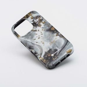 Case for iPhone 16 PLUS Forcell F-Protect Mirage compatible with Magsafe Military Drop-Test silver fog