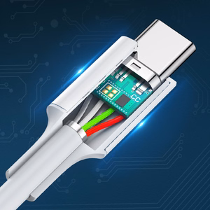 Ugreen US264 60518 USB-C / USB-C PD QC AFC -kaapeli 1m - valkoinen