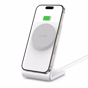 Tech-Protect QI15W-A38 MagSafe langaton laturi - Valkoinen