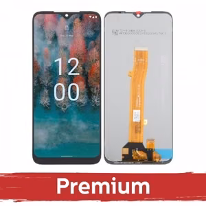 LCD-näyttö yhteensopiva Nokia C12 musta OEM