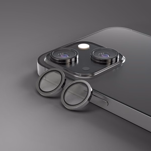 Etteri kameran linssin suoja iPhone 15 / 15 Plus musta