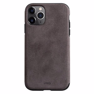 Uniq Sueve kotelo iPhone 11 Pro:lle - tummanharmaa