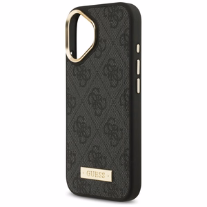 Guess 4G Logo Plate MagSafe -suojakuori iPhone 17 - musta