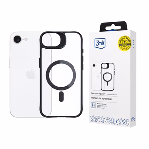 3mk Satin Armor MagCase Apple iPhone 16e / SE 4:lle - läpinäkyvä