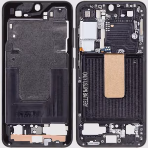 Keskikehys Samsung S911 S23 Phantom Black (grafiitti)