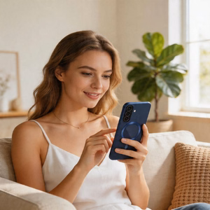 Tech-Protect MagFlex MagSafe -suojakuori Samsung Galaxy A57 5G:lle - läpinäkyvä sininen
