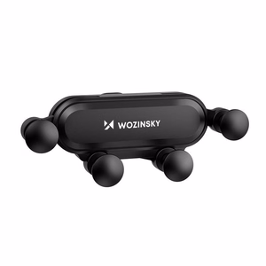 Wozinsky painovoima-auton puhelinteline ilmaventtiiliin musta (WCH-05)