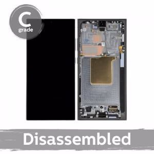 LCD-näyttö Samsung S928 S24 Ultra kehyksellä / Titanium Yellow / (7.5/10 käytetty)