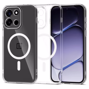 Tech-Protect FlexAir Hybrid MagSafe -suojakuori OnePlus Nord 6 -puhelimelle – läpinäkyvä