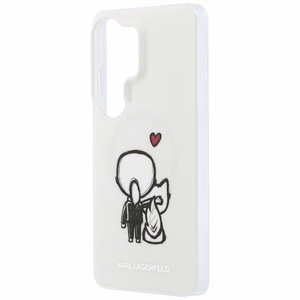 Karl Lagerfeld IML Karl&Choupette MagSafe Case for Samsung Galaxy S26 Ultra - Transparent