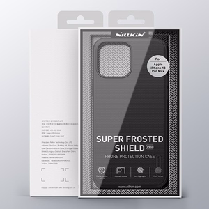 Nillkin Super Frosted Shield Pro case for iPhone 13 Pro Max, durable, blue