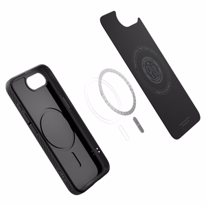 Spigen Liquid Air Mag MagSafe Suojakuori iPhone 16e / 17e:lle - Matta Musta