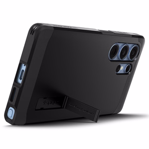 Spigen Tough Armor MagSafe suojakuori Samsung Galaxy S25 Ultra -puhelimelle musta