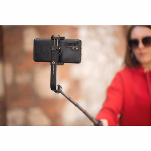 Forcell F-GRIP S70M selfiekepit langattomalla kaukosäätimellä + jalusta musta