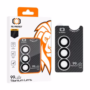 Karkaistu lasi Tel Protect Titanium Lens 99% AR Aramid Series kameralle Samsung Galaxy S25:lle (linssiä 3 kpl)
