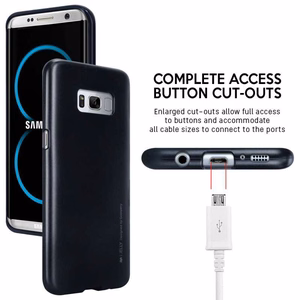 Mercury I-Jelly case for Samsung Galaxy S8+, black