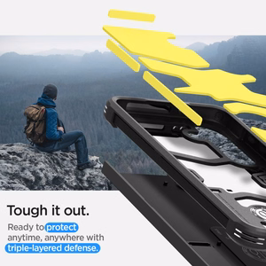Spigen Tough Armor suojakuori Samsung Galaxy S24:lle musta
