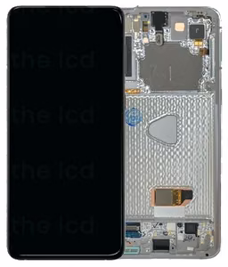 LCD-näyttö Samsung G996 S21 Plus kosketusnäytöllä ja kehyksellä Phantom Silver alkuperäinen (käytetty Grade B)