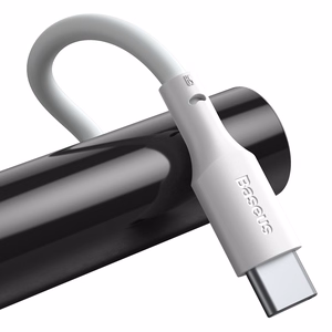 USB - USB Type-C -kaapelisarja, 2 kpl, Power Delivery Quick Charge 40W 5A, 1,5 m, valkoinen