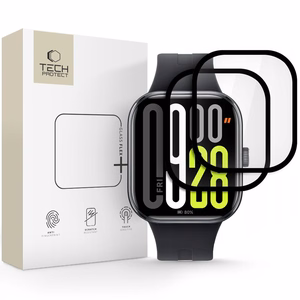 Tech-Protect Glass Flex+ hybridilasi 2-pack Xiaomi Redmi Watch 5:lle - musta