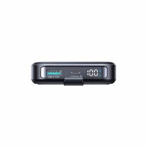 Joyroom JR-PBM11 Powerbank 10000mAh 22.5W Qi2, MagSafe yhteensopiva, jalustalla - musta
